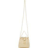 FELIPA Schultertaschen Damen Wollweiß
