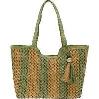 usha Umhängetasche Umhängetasche Frauen Grün Beige