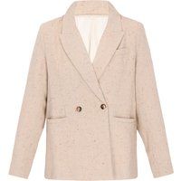 usha Jacke Frauen Hellbeige Melange