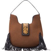IZIA Handtasche Damen Kamel
