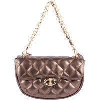 Faina Schultertasche im Metallic-Look Damen DUNKELGOLD