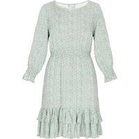 FELIPA Kleid Frauen türkis weiß