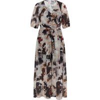 Asymmetrisches Maxikleid mit Paisley-Print