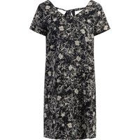 usha Kleid Damen Schwarz Mehrfarbig