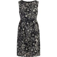 usha Midikleid mit Retro-Print Damen Schwarz Mehrfarbig