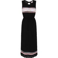 IZIA Kleid Frauen schwarz mehrfarbig