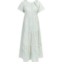 Gestuftes Maxikleid mit Flügelärmeln