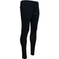 Marineblaue, schmal geschnittene Herren-Jogginghose