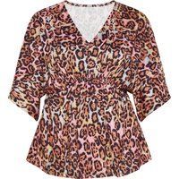 FELIPA Bluse Frauen Mehrfarbig Weiß