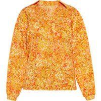 usha Bluse Frauen mehrfarbig orange