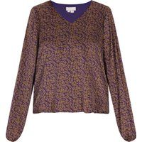 Langärmelige Bluse mit Blumendruck