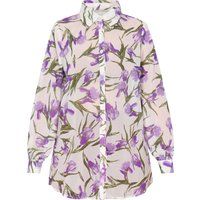 usha Bluse Damen Hellviolett Mehrfarbig