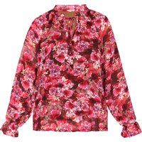 Langärmelige Bluse mit Blumenmuster