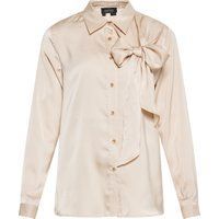 Elegante Satinbluse mit Schleifendetail