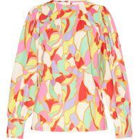 FELIPA Bluse Frauen mehrfarbig rot