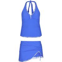Faina Badeanzug Frauen Blau