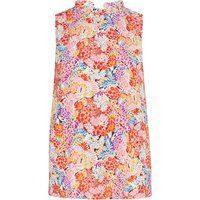 usha Bluse Frauen mehrfarbig rot