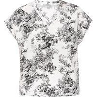 FELIPA Bluse Frauen weiß-schwarz