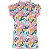 FELIPA Bluse Frauen mehrfarbige Rose