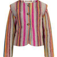 IZIA Jacke Mädchen Mehrfarbige rosa Streifen