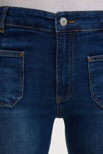 Joop! Bootcut Jeans Elea Hohe Taille in Mid Blue Washed