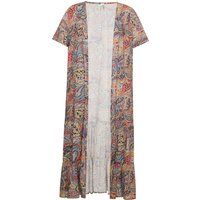 usha Kimono Damen Marine Mehrfarbig