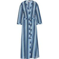Kimono-Kleid mit geometrischem Muster