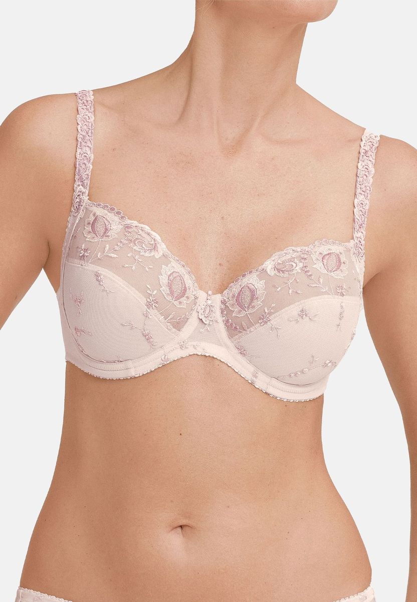 Geblümter Stickerei Bügel-BH Provence