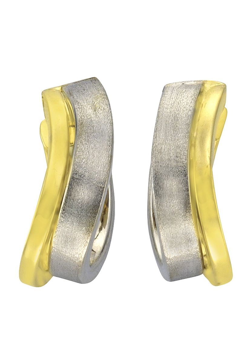 Bicolor Gold Creolen