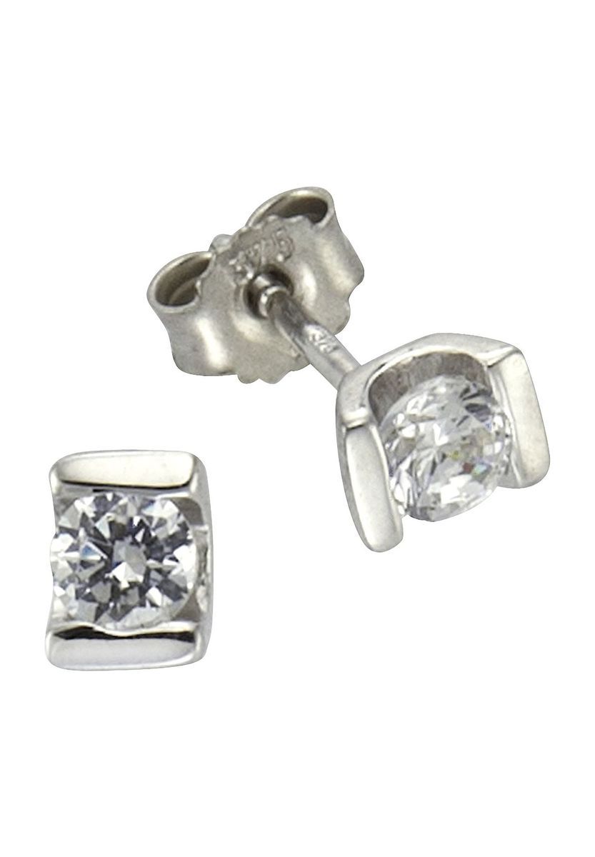 Elegante Ohrstecker aus Weißgold