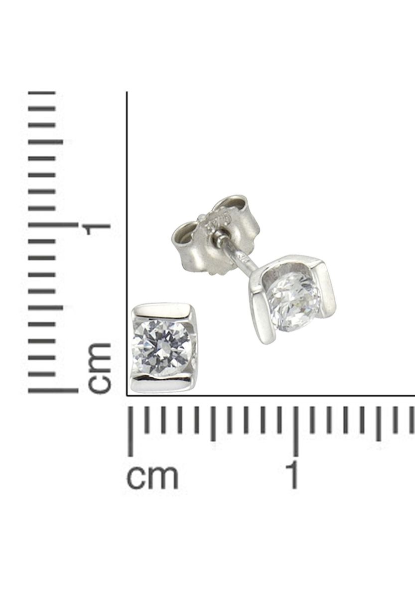 Elegante Ohrstecker aus Weißgold