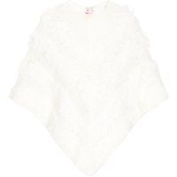 IZIA Poncho Frauen Weiß
