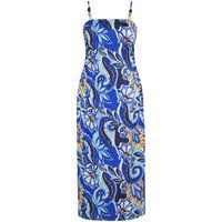 Midikleid mit Blumen-Paisley-Print