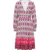 Boho-Muster Midi-Wickelkleid