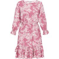 usha Kleid Frauen rosa weiß