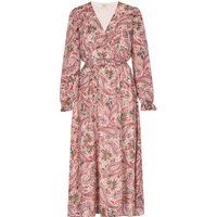 usha Kleid Damen Wollweiß Mehrfarbig