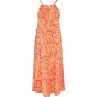 IZIA Kleid Frauen orange mehrfarbig