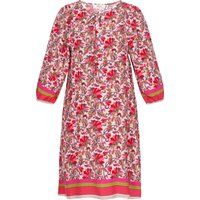 Tunika-Minikleid mit Blumenmuster