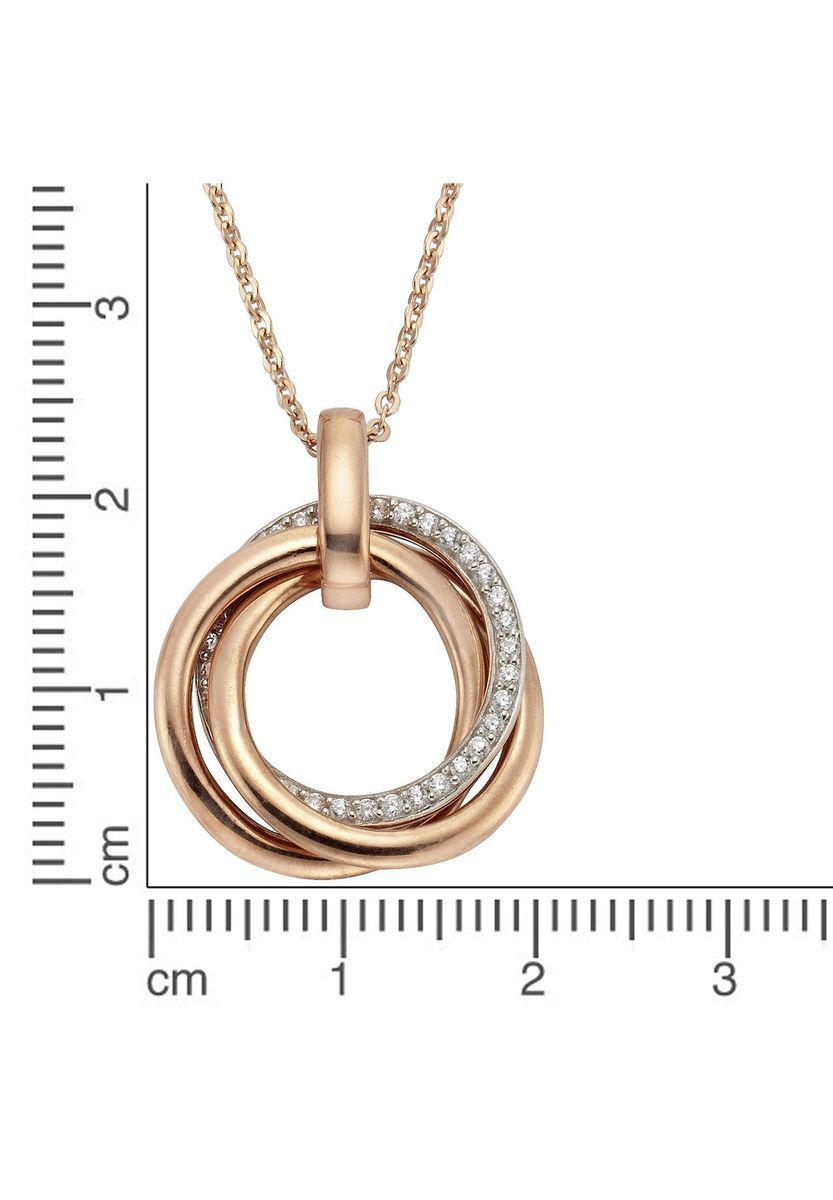 Halskette mit ineinandergreifenden Kreisen