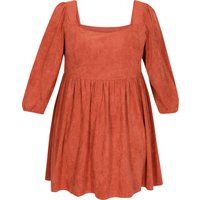 Boho Mini-Kleid mit eckigem Ausschnitt