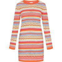 IZIA Kleid Frauen orange mehrfarbig