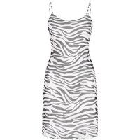 Mymo Kleid Frauen weiß-schwarz