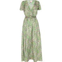 IZIA Kleid Frauen grün mehrfarbig