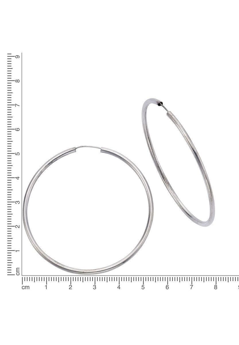 Klassische Creolen aus Sterlingsilber