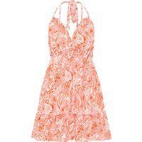 IZIA Sommerkleid Damen rot weiss
