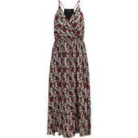 Faina Maxikleid Damen Rot Mehrfarbig