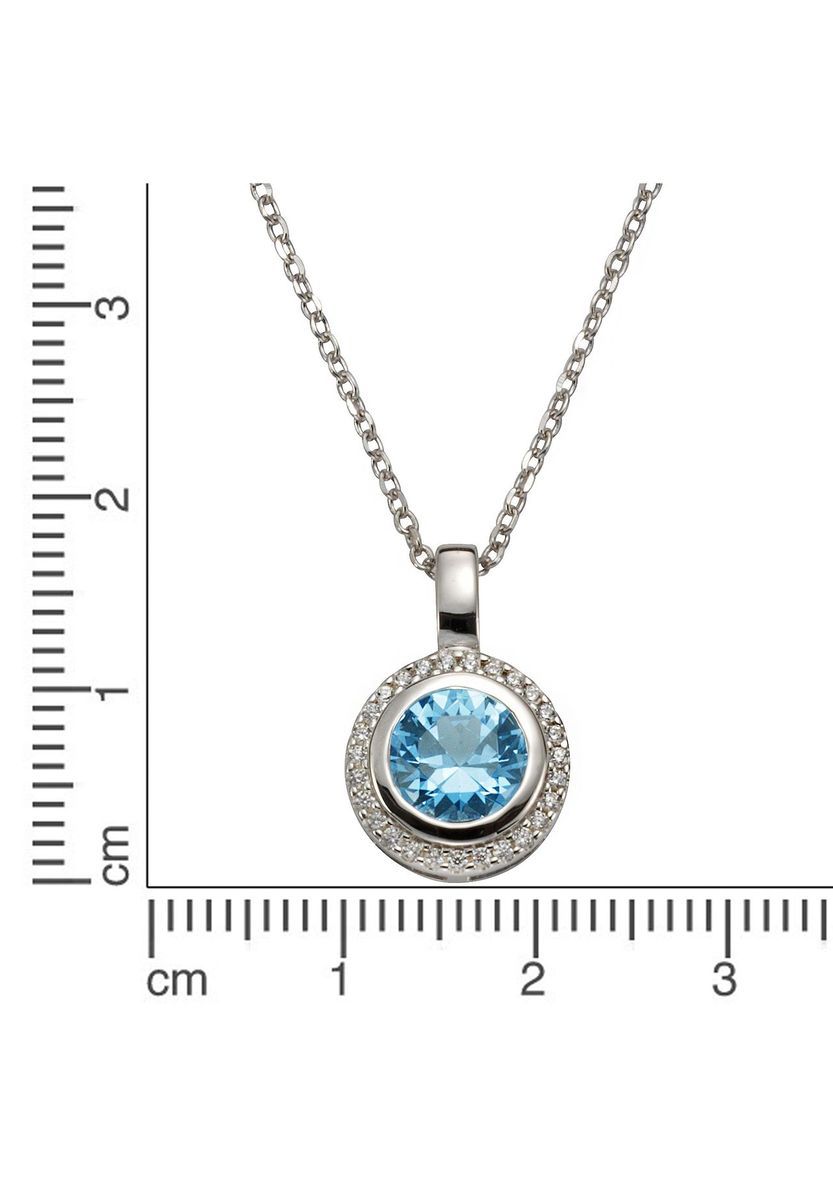 VANDENBERG Damen Kette mit Anhänger, 925er Sterling Silber, silber