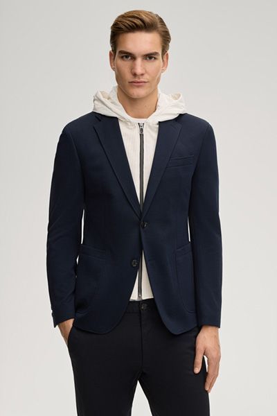 Jersey-Sakko Huntsville in Navy