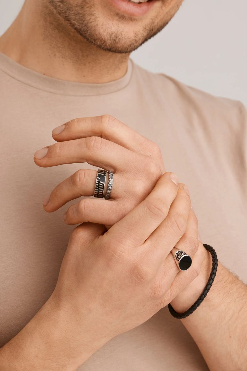Sterling Silber Ring mit Herzanhänger