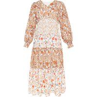 usha Kleid Frauen orange mehrfarbig